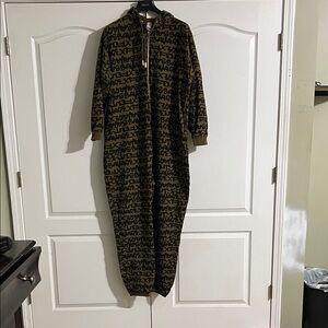 Savage X Fenty green Jumpsuit with Black Print